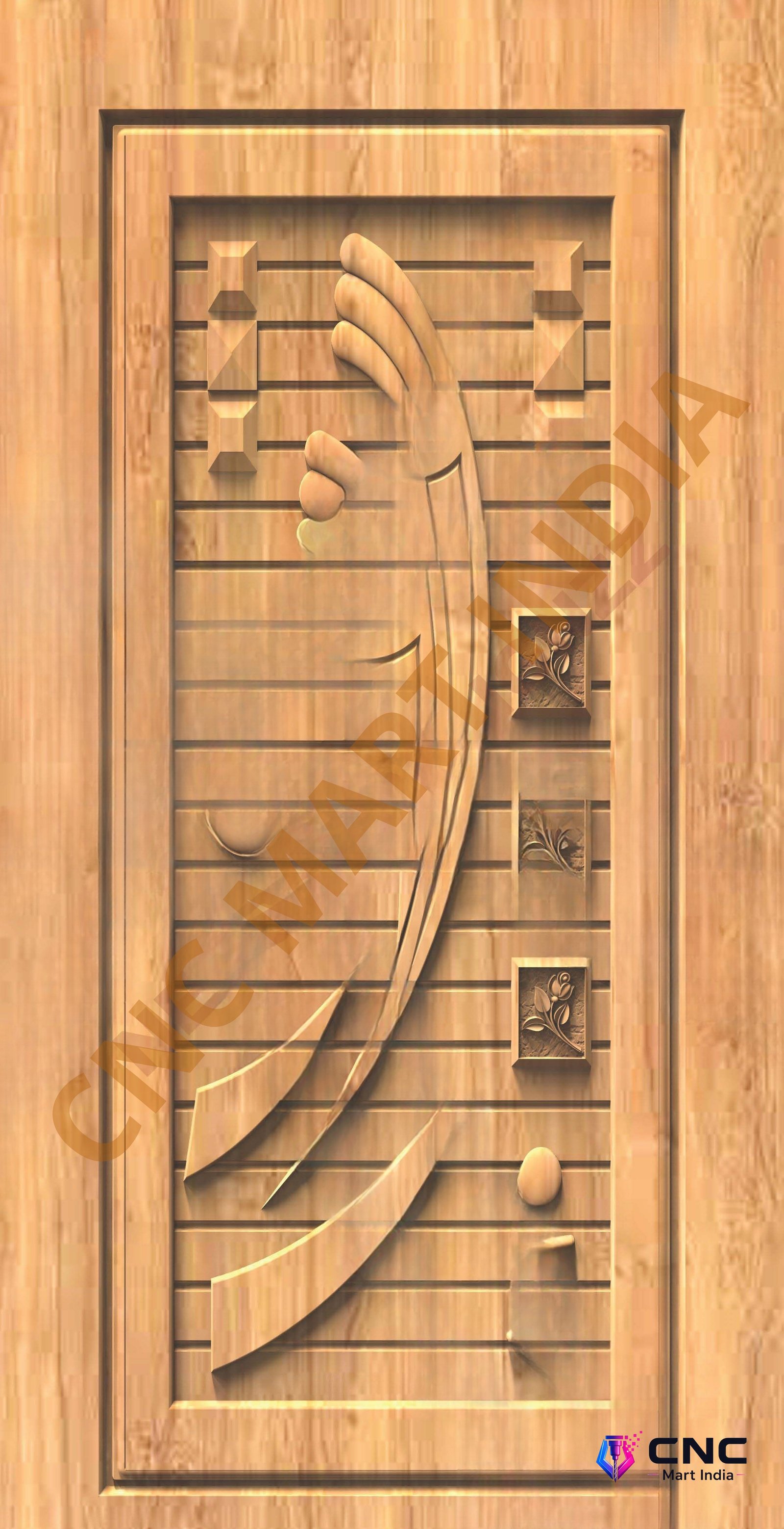 GSK EMBOSSING - EMD-04 Divine Carved Relief CNC Design